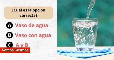 ¿«Vaso de agua» o «vaso con agua»? Esto es lo correcto