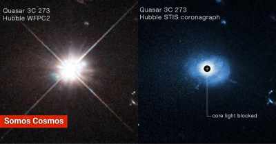 Los astrónomos han conseguido observar más de cerca que nunca a un cuásar