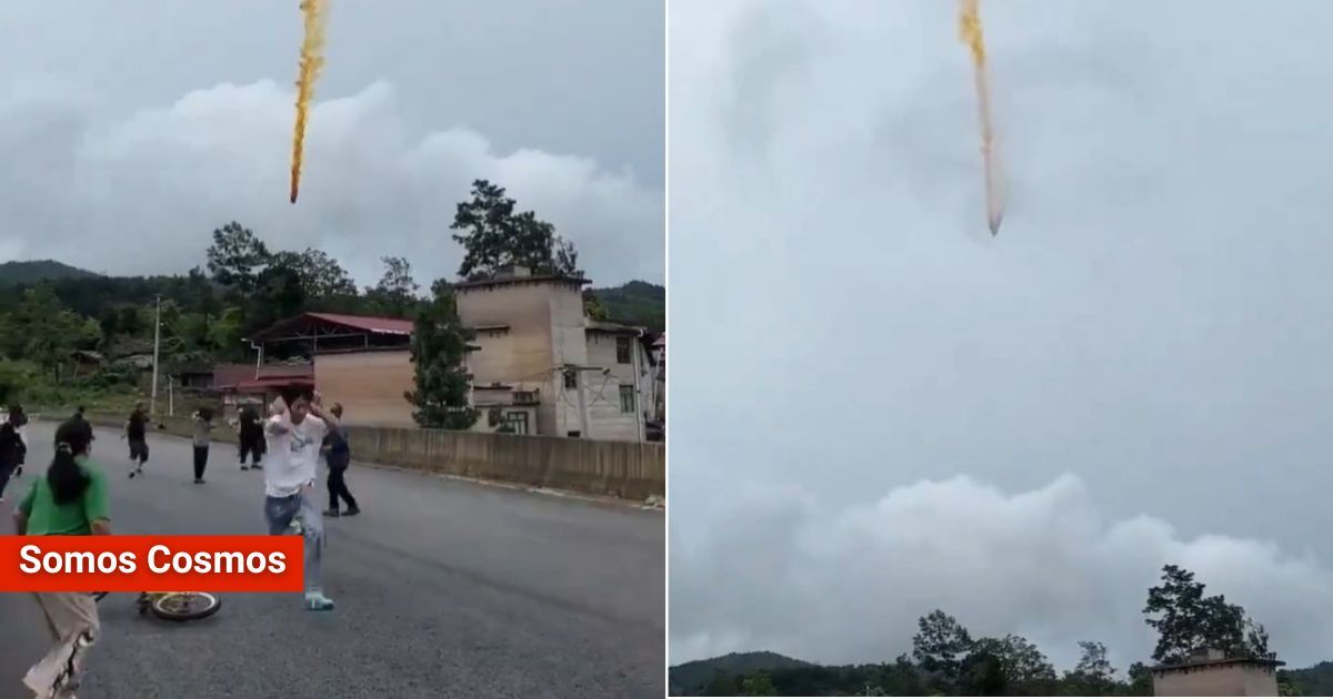 Cohete chino lanza satélite de astrofísica y sus restos caen sobre zona poblada