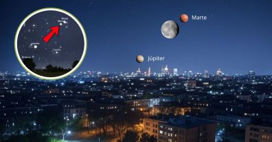 Esta noche la Luna brilla junto a Marte: descubre cómo verlo