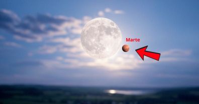 Este 2025 es un año raro con 4 ocultaciones lunares de Marte